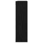 Casa si Gradina - Mobilier - Biblioteci si rafturi - Rafturi - Raft de perete, stejar negru, 75x16x55 cm, lemn prelucrat - Infinity.ro