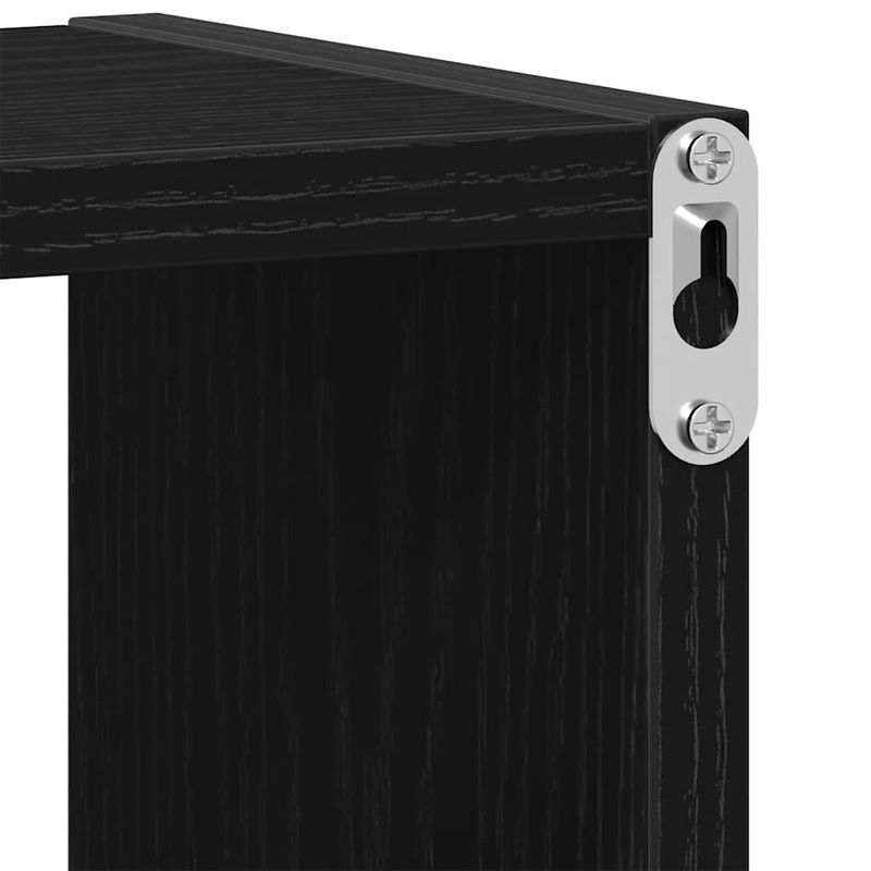 Casa si Gradina - Mobilier - Biblioteci si rafturi - Rafturi - Raft de perete, stejar negru, 75x16x55 cm, lemn prelucrat - Infinity.ro