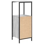 Casa si Gradina - Mobilier - Mobilier baie - Corpuri baie - Dulap de baie cu rafturi Gri Sonoma 36x35x95 cm - Infinity.ro