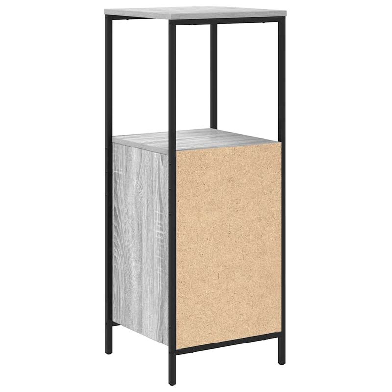 Casa si Gradina - Mobilier - Mobilier baie - Corpuri baie - Dulap de baie cu rafturi Gri Sonoma 36x35x95 cm - Infinity.ro