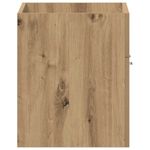 Casa si Gradina - Mobilier - Mobilier baie - Comode baie - Dulap chiuveta baie, stejar artizanal, 60x38,5x46 cm, lemn - Infinity.ro
