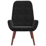 Casa si Gradina - Mobilier - Scaune si fotolii - Fotolii - Fotoliu de relaxare, negru, catifea - Infinity.ro