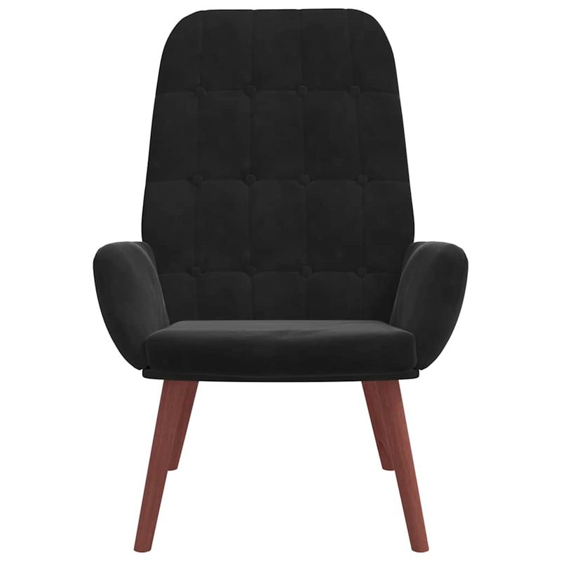 Casa si Gradina - Mobilier - Scaune si fotolii - Fotolii - Fotoliu de relaxare, negru, catifea - Infinity.ro