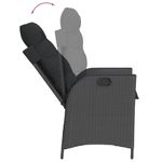 Casa si Gradina - Gradina si terasa - Mobilier exterior - Seturi mobila gradina - Set mobilier de gradina cu perne, 7 piese, negru, poliratan - Infinity.ro