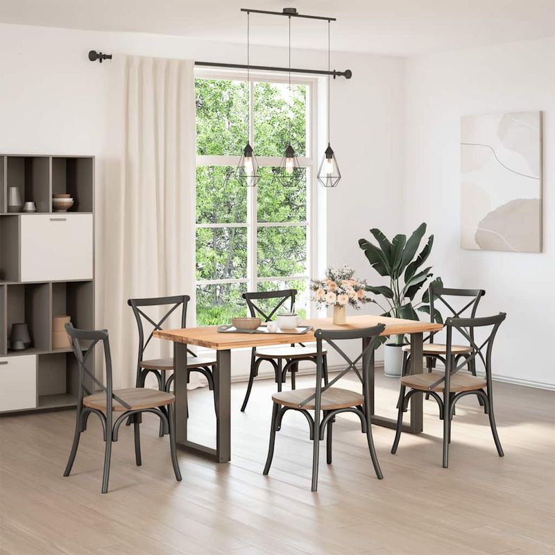 Casa si Gradina - Mobilier - Feronerie si accesorii mobila - Picioare pentru masa in forma de U 2 buc Otel natural Otel - Infinity.ro