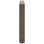 Casa si Gradina - Mobilier - Feronerie si accesorii mobila - Picioare masuta de cafea otel natural 2 buc 50x(42-43) cm otel - Infinity.ro