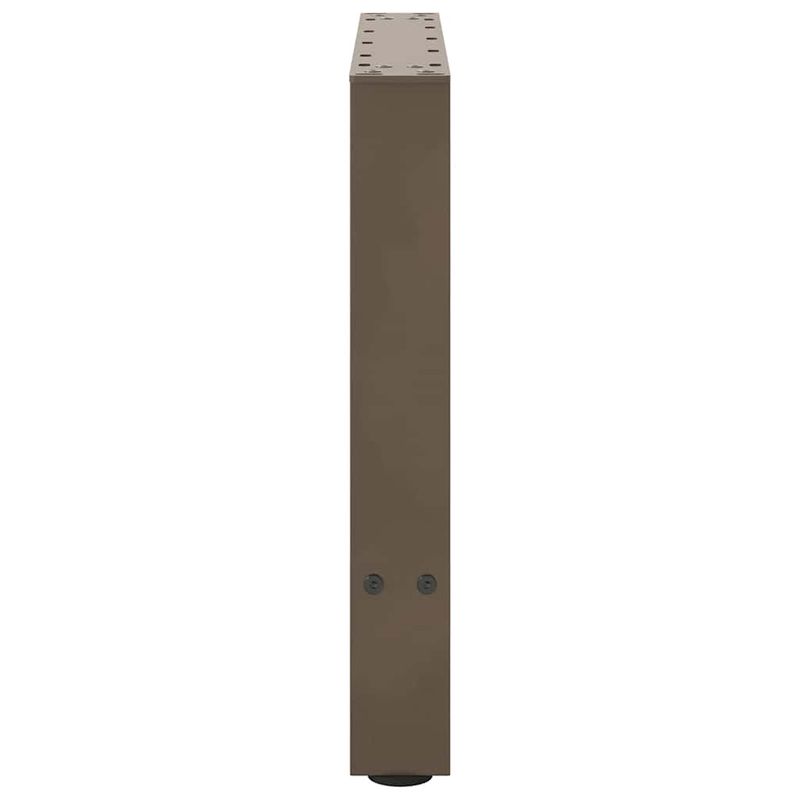 Casa si Gradina - Mobilier - Feronerie si accesorii mobila - Picioare masuta de cafea otel natural 2 buc 50x(42-43) cm otel - Infinity.ro