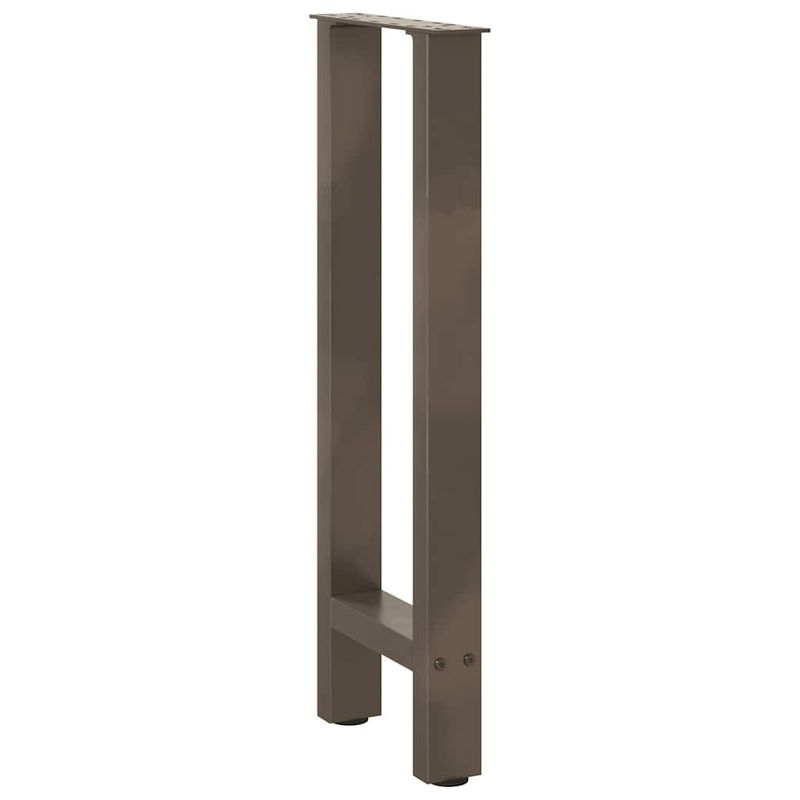 Casa si Gradina - Mobilier - Feronerie si accesorii mobila - Picioare masuta de cafea Otel natural 2 buc 28x(72-73) cm Otel - Infinity.ro