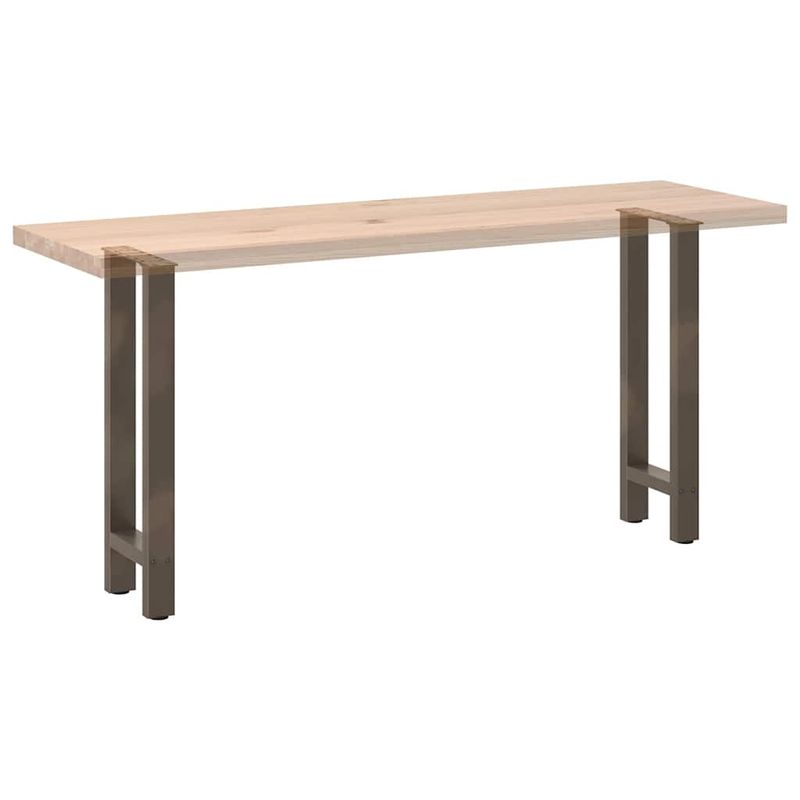 Casa si Gradina - Mobilier - Feronerie si accesorii mobila - Picioare masuta de cafea Otel natural 2 buc 28x(72-73) cm Otel - Infinity.ro
