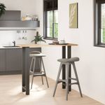 Casa si Gradina - Mobilier - Feronerie si accesorii mobila - Picioare masuta de cafea Antracit 2 buc 40x(110-111)cm Otel - Infinity.ro