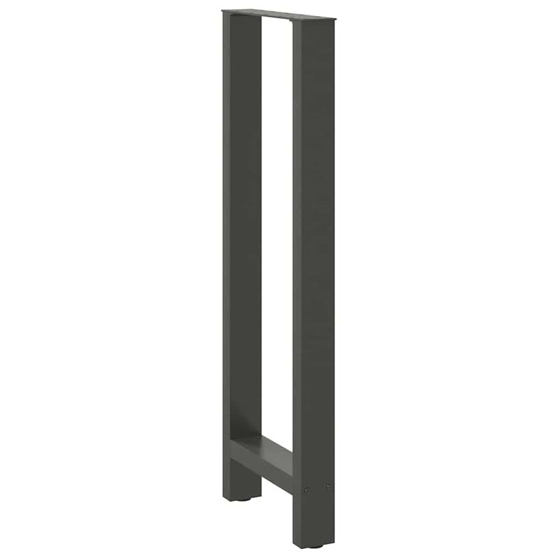 Casa si Gradina - Mobilier - Feronerie si accesorii mobila - Picioare masuta de cafea Antracit 2 buc 40x(110-111)cm Otel - Infinity.ro