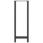 Casa si Gradina - Mobilier - Feronerie si accesorii mobila - Picioare masuta de cafea Antracit 2 buc 40x(110-111)cm Otel - Infinity.ro