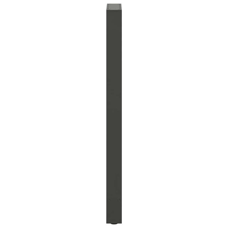 Casa si Gradina - Mobilier - Feronerie si accesorii mobila - Picioare masuta de cafea Antracit 2 buc 40x(110-111)cm Otel - Infinity.ro