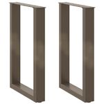 Casa si Gradina - Mobilier - Feronerie si accesorii mobila - Picioare pentru masa in forma de U 2 buc Otel natural Otel - Infinity.ro