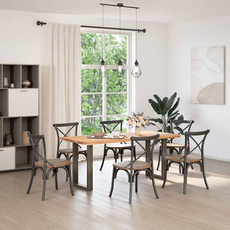 Casa si Gradina - Mobilier - Feronerie si accesorii mobila - Picioare pentru masa in forma de U 2 buc Otel natural Otel - Infinity.ro