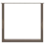 Casa si Gradina - Mobilier - Feronerie si accesorii mobila - Picioare pentru masa in forma de U 2 buc Otel natural Otel - Infinity.ro