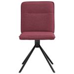 Casa si Gradina - Mobilier - Scaune si fotolii - Scaune - Scaune de bucatarie, 2 buc., rosu vin, material textil - Infinity.ro