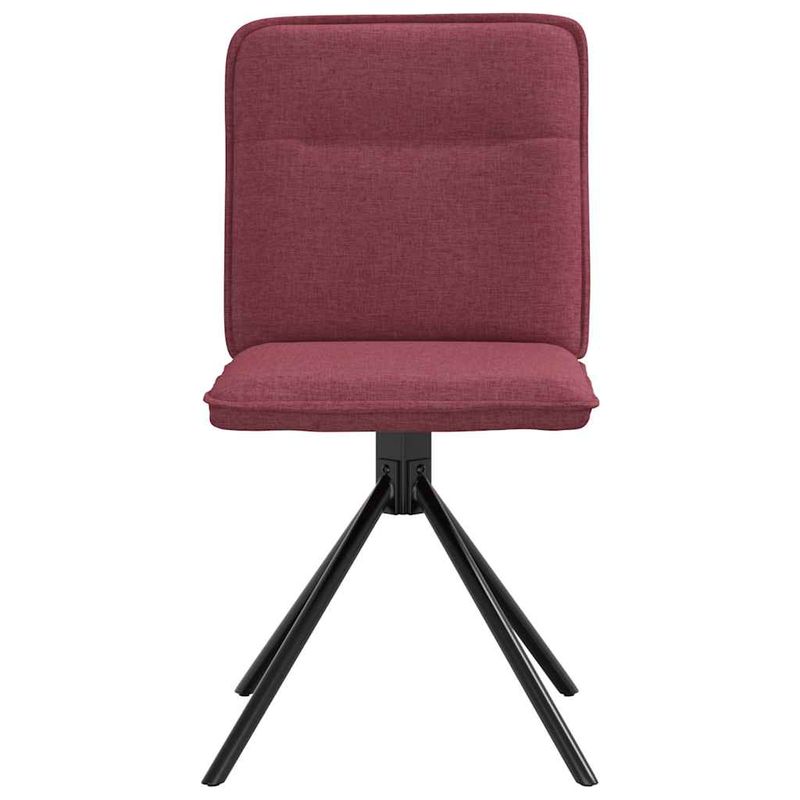 Casa si Gradina - Mobilier - Scaune si fotolii - Scaune - Scaune de bucatarie, 2 buc., rosu vin, material textil - Infinity.ro