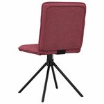 Casa si Gradina - Mobilier - Scaune si fotolii - Scaune - Scaune de bucatarie, 2 buc., rosu vin, material textil - Infinity.ro