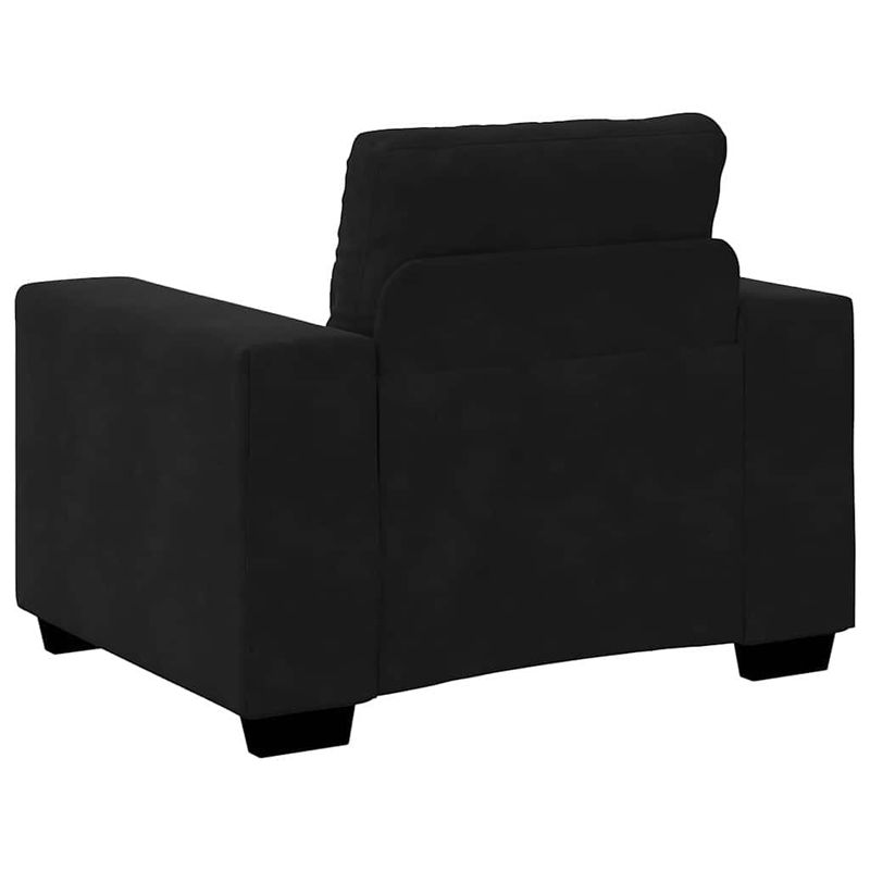 Casa si Gradina - Mobilier - Canapele si coltare - Canapele - Canapea scaun negru 59 cm catifea - Infinity.ro