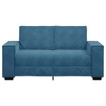 Casa si Gradina - Mobilier - Canapele si coltare - Canapele - Canapea cu 2 locuri, albastru, 120 cm, catifea - Infinity.ro