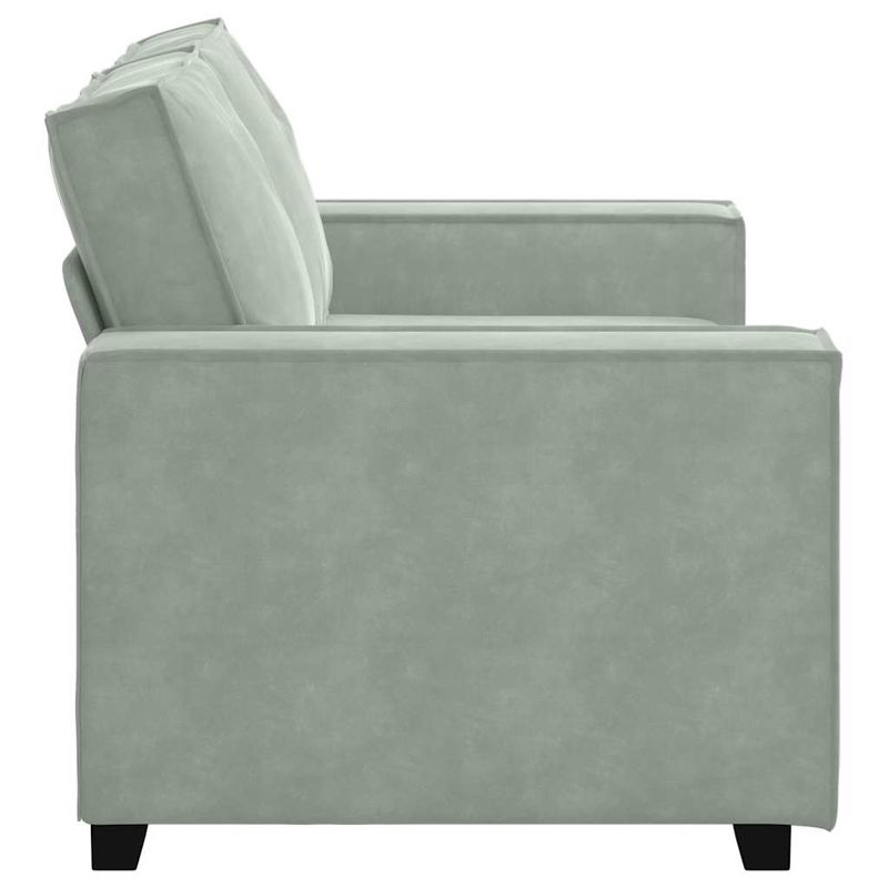 Casa si Gradina - Mobilier - Canapele si coltare - Canapele - Canapea cu 2 locuri, gri deschis, 120 cm, catifea - Infinity.ro