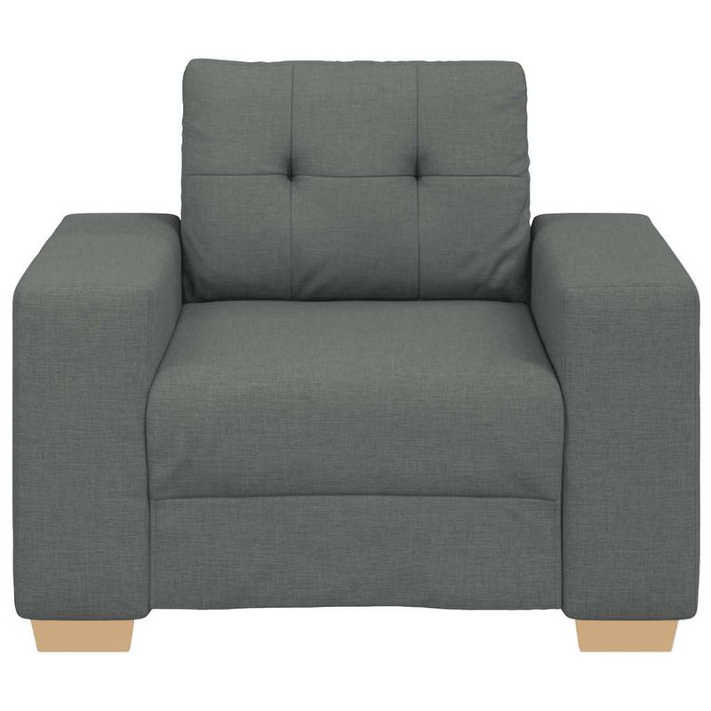 Casa si Gradina - Mobilier - Scaune si fotolii - Fotolii - Fotoliu canapea, gri inchis, 59 cm, material textil - Infinity.ro