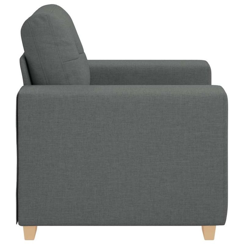 Casa si Gradina - Mobilier - Scaune si fotolii - Fotolii - Fotoliu canapea, gri inchis, 59 cm, material textil - Infinity.ro