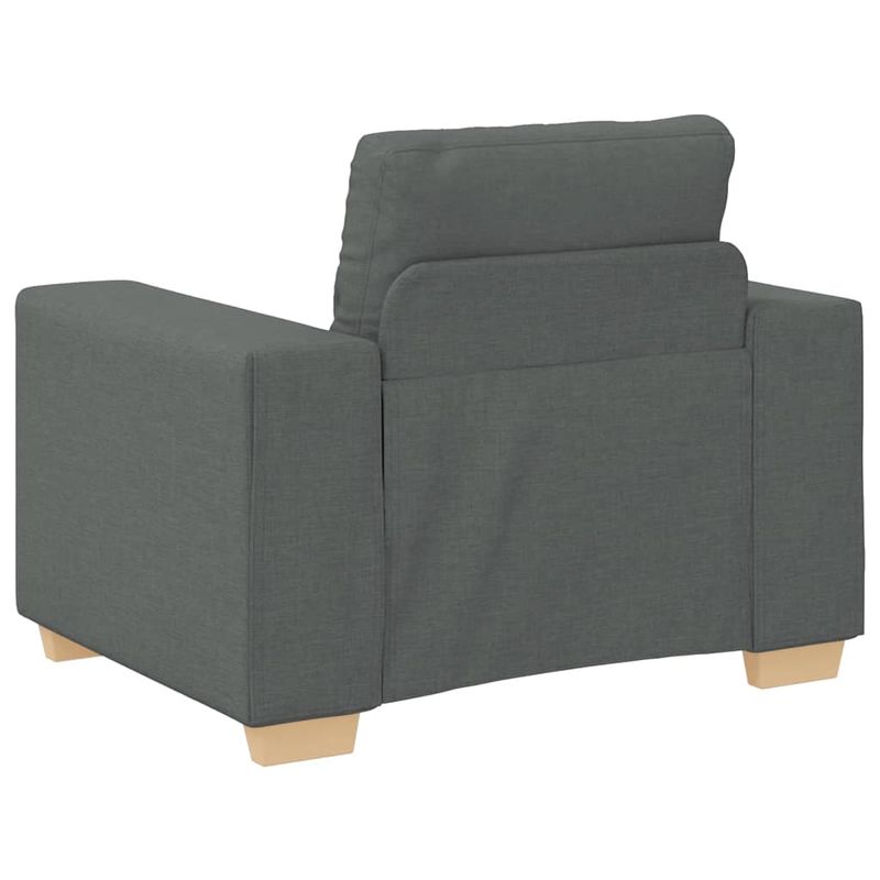 Casa si Gradina - Mobilier - Scaune si fotolii - Fotolii - Fotoliu canapea, gri inchis, 59 cm, material textil - Infinity.ro