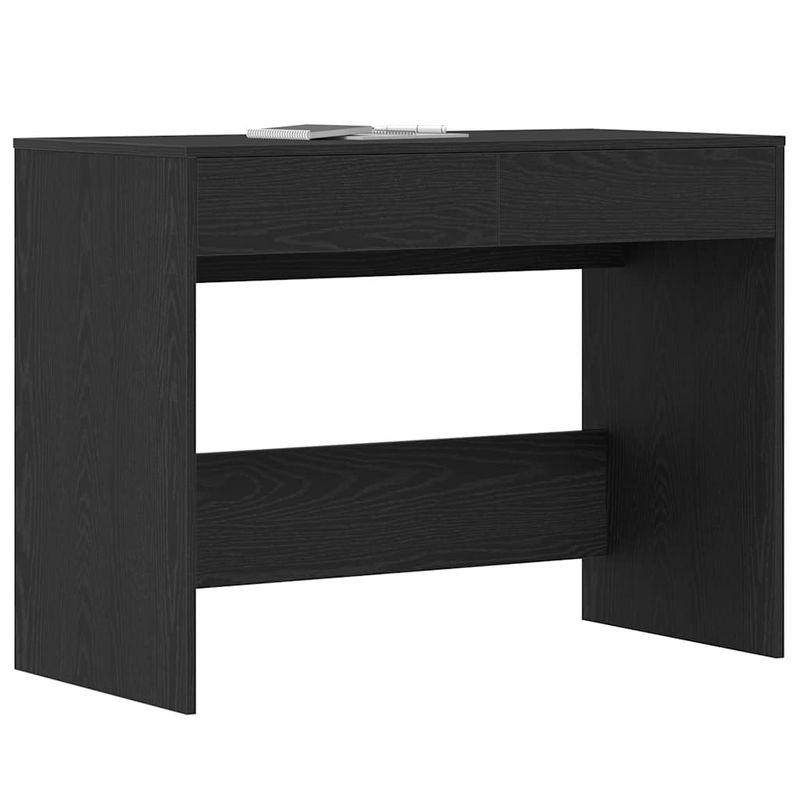 Casa si Gradina - Mobilier - Mese si birouri - Birouri - Birou Stejar negru 101x50x76,5 cm Lemn prelucrat - Infinity.ro