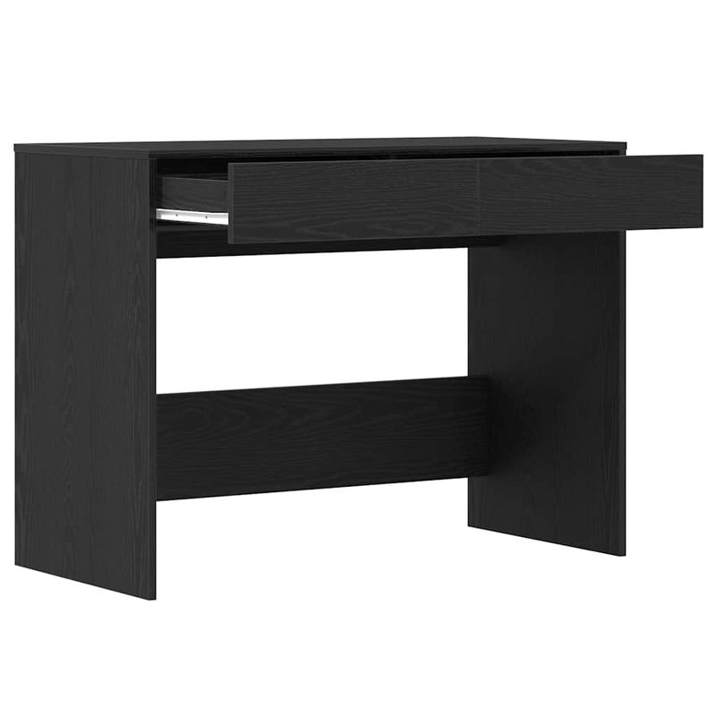 Casa si Gradina - Mobilier - Mese si birouri - Birouri - Birou Stejar negru 101x50x76,5 cm Lemn prelucrat - Infinity.ro