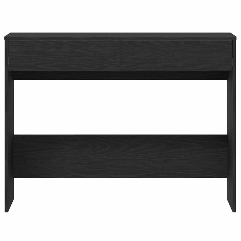 Casa si Gradina - Mobilier - Mese si birouri - Birouri - Birou Stejar negru 101x50x76,5 cm Lemn prelucrat - Infinity.ro