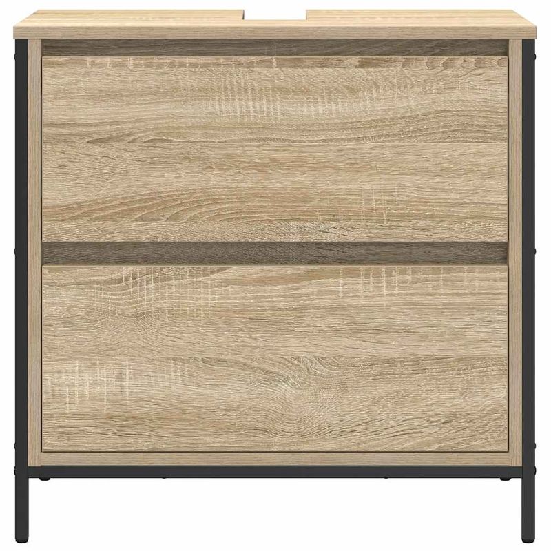 Casa si Gradina - Mobilier - Mobilier baie - Corpuri baie - Dulap pentru baie cu sertare Stejar Sonoma 60x34,5x60 cm - Infinity.ro
