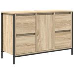 Casa si Gradina - Mobilier - Mobilier baie - Comode baie - Dulap pentru chiuveta cu sertare Stejar Sonoma 90x34,5x60 cm - Infinity.ro