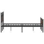 Casa si Gradina - Mobilier - Paturi si accesorii - Paturi - Cadru pat fara saltea stejar maro 150x200 cm lemn prelucrat - Infinity.ro