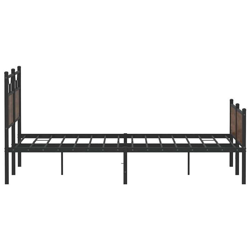 Casa si Gradina - Mobilier - Paturi si accesorii - Paturi - Cadru pat fara saltea stejar maro 150x200 cm lemn prelucrat - Infinity.ro