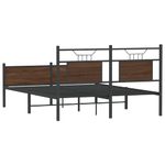 Casa si Gradina - Mobilier - Paturi si accesorii - Paturi - Cadru pat fara saltea stejar maro 150x200 cm lemn prelucrat - Infinity.ro