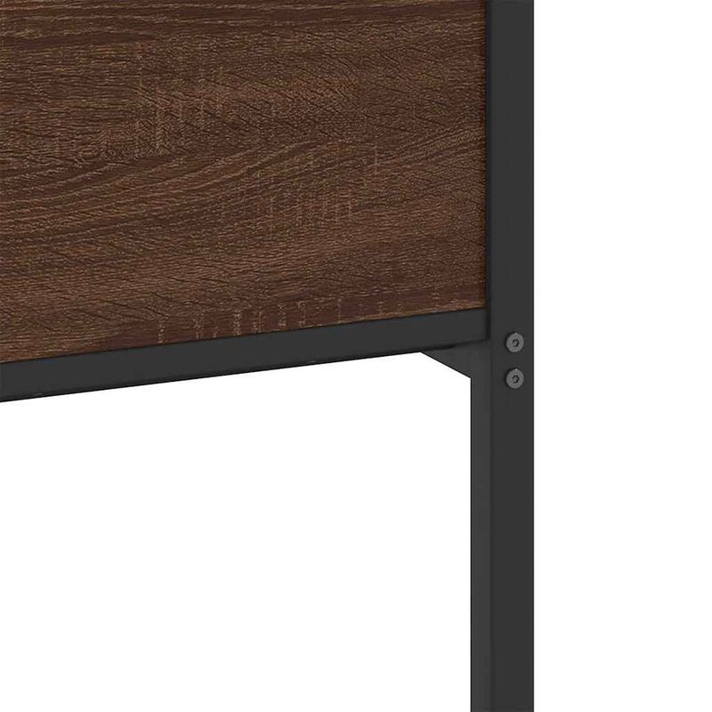 Casa si Gradina - Mobilier - Paturi si accesorii - Paturi - Cadru pat fara saltea stejar maro 150x200 cm lemn prelucrat - Infinity.ro