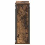 Casa si Gradina - Mobilier - Mobilier baie - Corpuri baie - Dulap de baie cu oglinda stejar afumat 50x21x60 cm - Infinity.ro