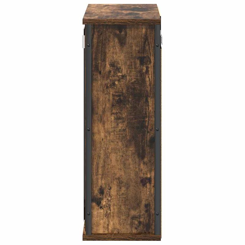 Casa si Gradina - Mobilier - Mobilier baie - Corpuri baie - Dulap de baie cu oglinda stejar afumat 50x21x60 cm - Infinity.ro