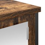 Casa si Gradina - Mobilier - Mobilier baie - Corpuri baie - Dulap de baie cu oglinda stejar afumat 50x21x60 cm - Infinity.ro