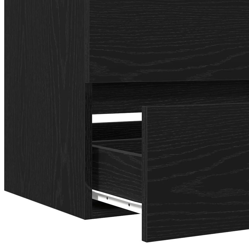 Casa si Gradina - Mobilier - Mobilier baie - Comode baie - Dulap pentru chiuveta Stejar negru 100x38,5x45cm Lemn prelucrat - Infinity.ro