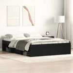 Casa si Gradina - Mobilier - Paturi si accesorii - Paturi - Cadru pat fara saltea, stejar negru, 140x200 cm, lemn prelucrat - Infinity.ro