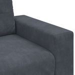 Casa si Gradina - Mobilier - Canapele si coltare - Canapele - Canapea scaun gri inchis 59 cm catifea - Infinity.ro