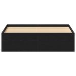 Casa si Gradina - Mobilier - Paturi si accesorii - Paturi - Cadru pat fara saltea, stejar negru, 140x200 cm, lemn prelucrat - Infinity.ro