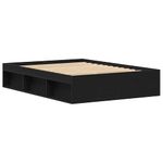 Casa si Gradina - Mobilier - Paturi si accesorii - Paturi - Cadru pat fara saltea, stejar negru, 140x200 cm, lemn prelucrat - Infinity.ro