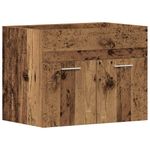 Casa si Gradina - Mobilier - Mobilier baie - Comode baie - Dulap chiuveta baie, lemn vechi, 60x38,5x46 cm, lemn prelucrat - Infinity.ro