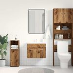 Casa si Gradina - Mobilier - Mobilier baie - Comode baie - Dulap chiuveta baie, lemn vechi, 60x38,5x46 cm, lemn prelucrat - Infinity.ro