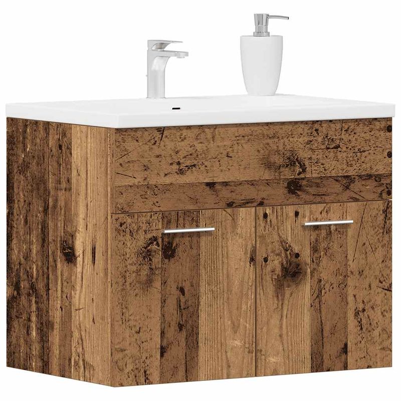 Casa si Gradina - Mobilier - Mobilier baie - Comode baie - Dulap chiuveta baie, lemn vechi, 60x38,5x46 cm, lemn prelucrat - Infinity.ro