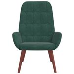 Casa si Gradina - Mobilier - Scaune si fotolii - Fotolii - Fotoliu de relaxare, verde inchis, catifea - Infinity.ro